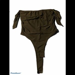 Off the shoulder bodysuit